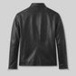 Jason Momoa The Wrecking Crew Black Napa Leather Jacket, product view 2