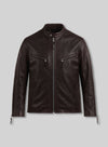 Dave Bautista The Wrecking Crew Dark Brown Leather Jacket, product view 1