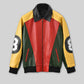 Patrick Warburton Seinfeld 8 Ball Leather Bomber Jacket, product view 1