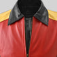 Patrick Warburton Seinfeld 8 Ball Leather Bomber Jacket, product view 3