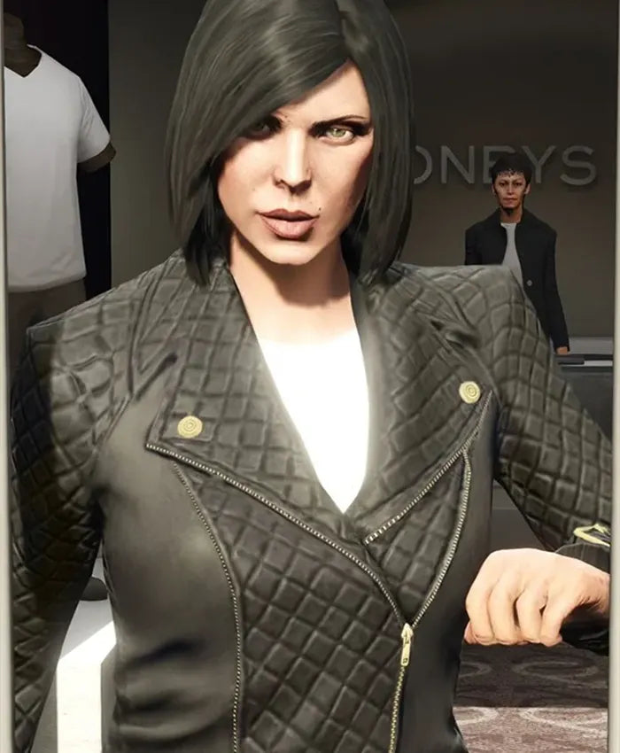 GTA 6 Female Protagonist Biker Leather Jacket
