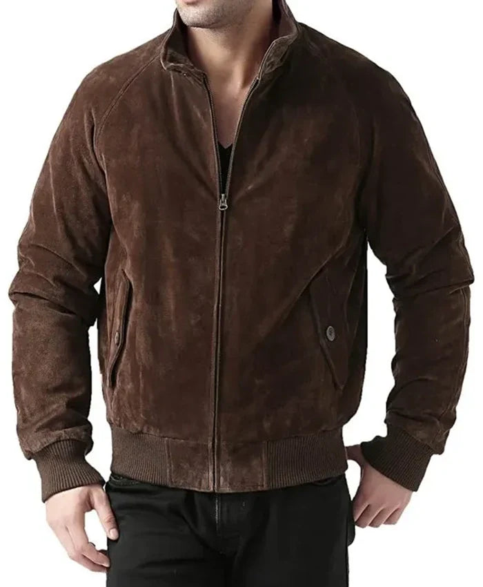 GTA IV Niko Bellic Brown Leather Bomber Jacket — view 3