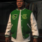 GTA V LS Pounders Bomber Green Letterman Jacket
