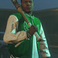 GTA V LS Pounders Bomber Green Letterman Jacket — view 3
