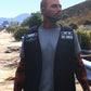 The Lost MC GTA 5 Black Leather Vest — view 2