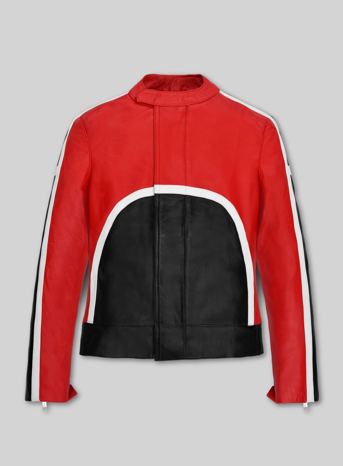 Ursula Corbero Money Heist Black Leather Jacket – front view