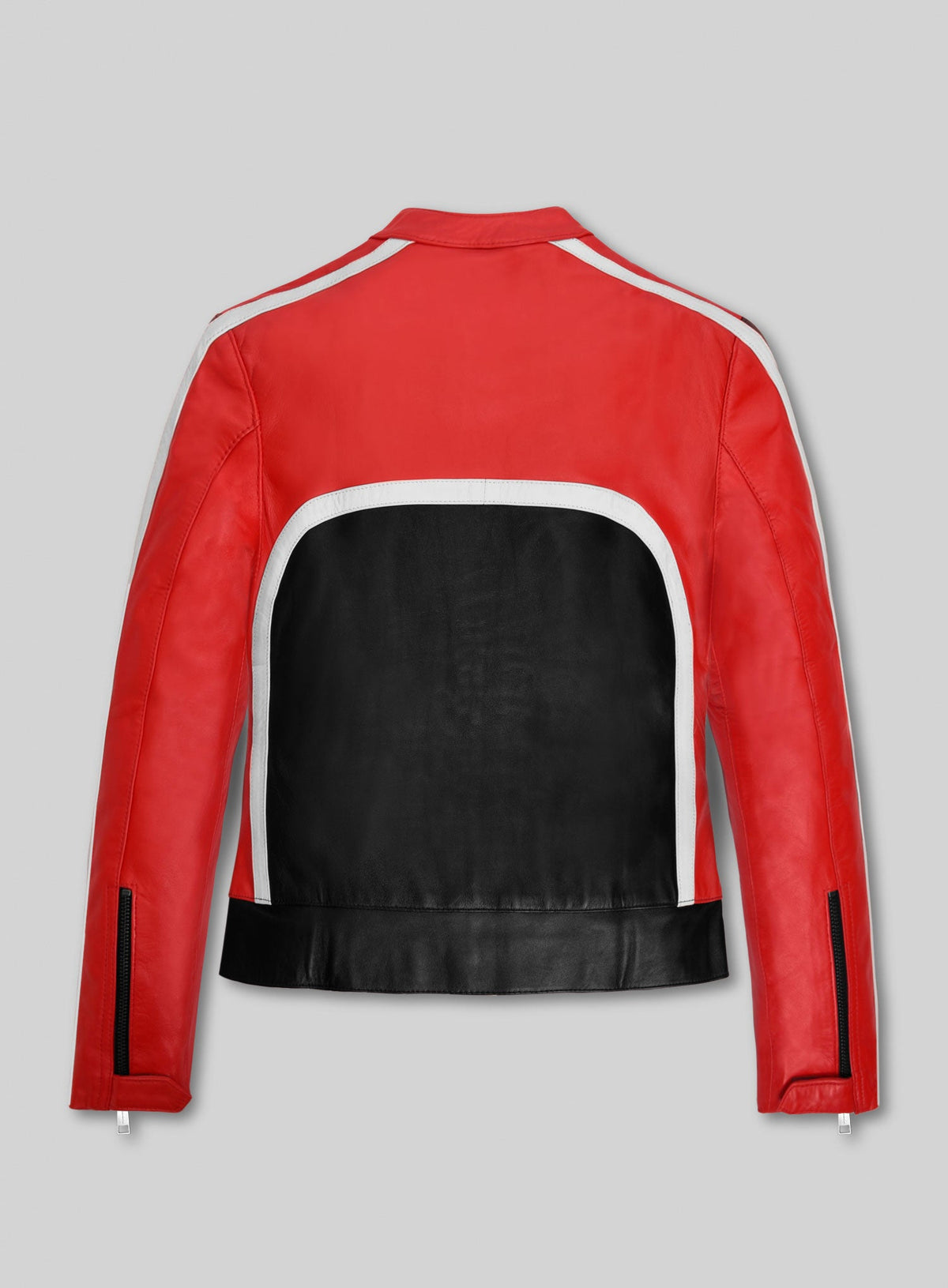 Ursula Corbero Money Heist Black Leather Jacket – back view