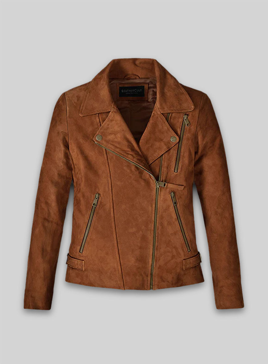 Vanessa Hudgens World Premiere Black Leather Jacket – front view