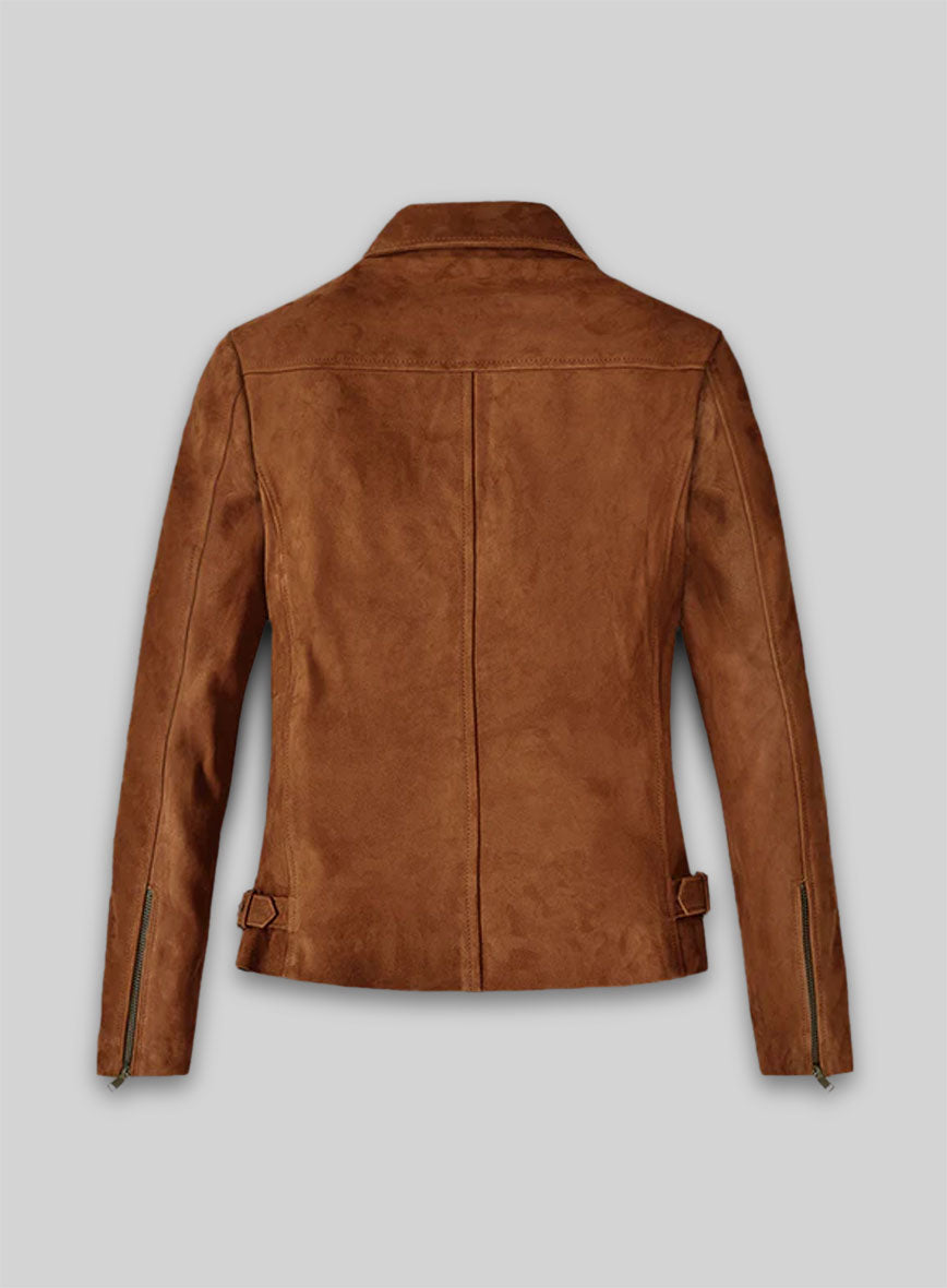 Vanessa Hudgens World Premiere Black Leather Jacket – back view