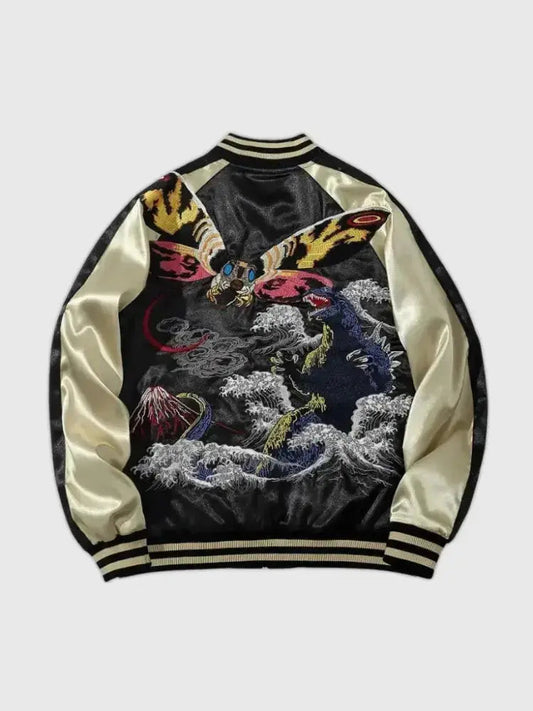 Traditional Japanese Souvenir Jacket - Sublimation Jacket ( Recreated Edition )