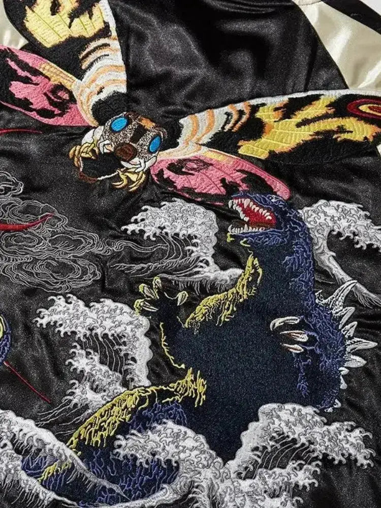 Traditional Japanese Souvenir Jacket - Sublimation Jacket ( Recreated Edition )