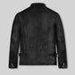 Vin Diesel Fast And Furious 6 Black Leather Jacket – back view