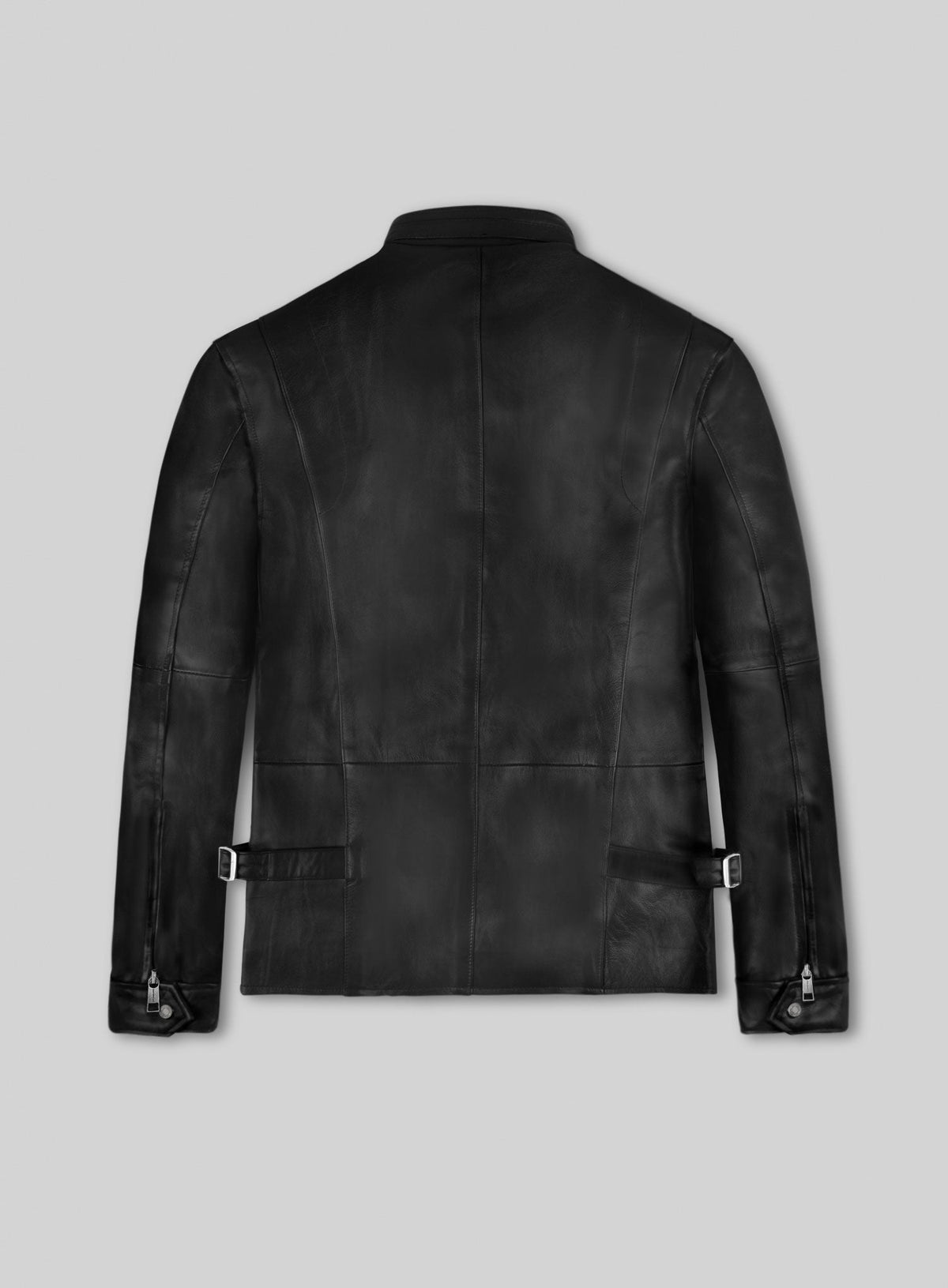 Vin Diesel Fast And Furious 6 Black Leather Jacket – back view