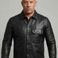 Vin Diesel Fast and Furious 8 Black Leather Jacket – alternate view