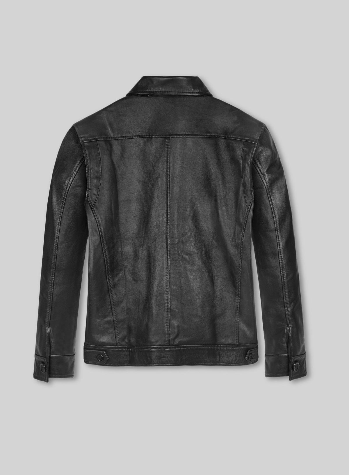 Vin Diesel Fast and Furious 8 Black Leather Jacket – back view