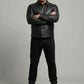 Vin Diesel Fast and Furious 8 Black Leather Jacket – close-up and worn views