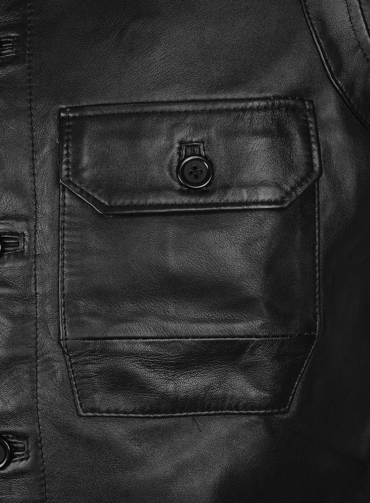 Vin Diesel Fast and Furious 8 Black Leather Jacket – close-up and worn views
