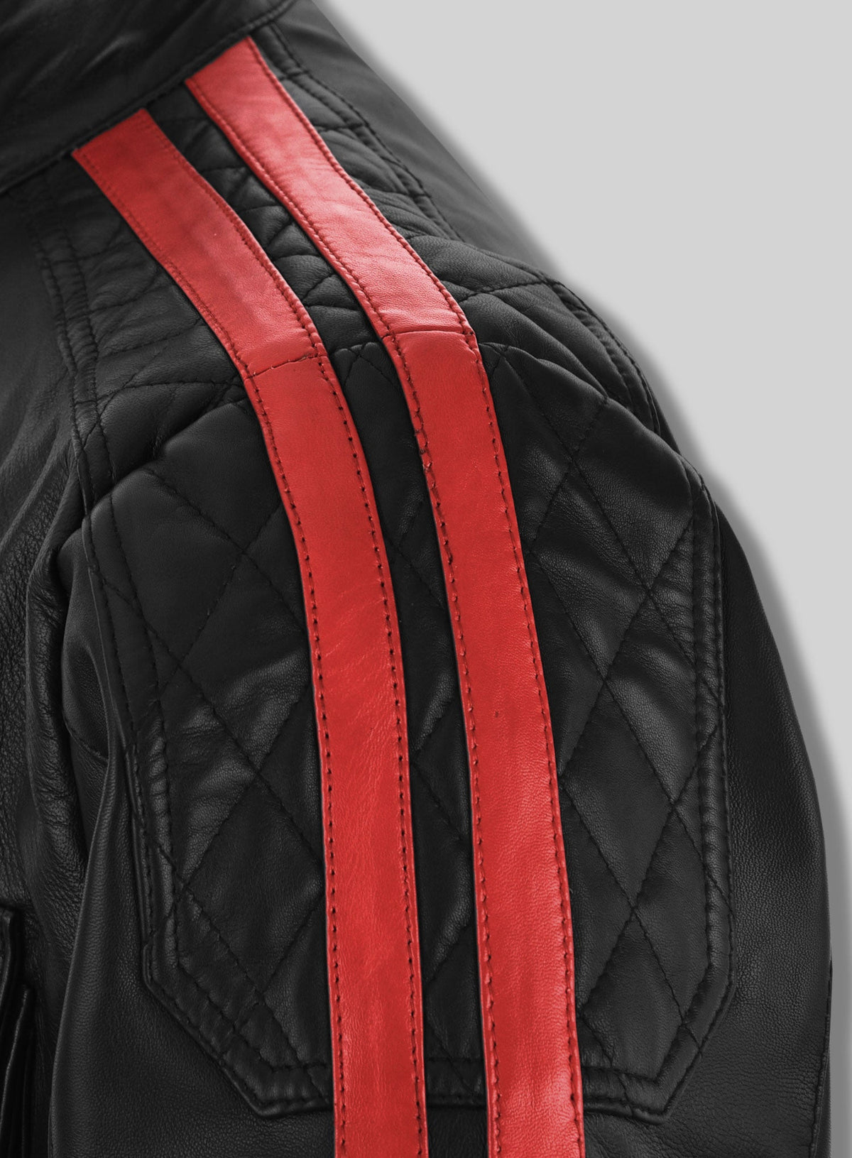 Vin Diesel Black Leather Jacket – close-up and worn views