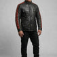 Vin Diesel Black Leather Jacket – close-up and worn views