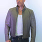 Vin Diesel xXx Return of Xander Cage Taupe Leather Jacket – worn look