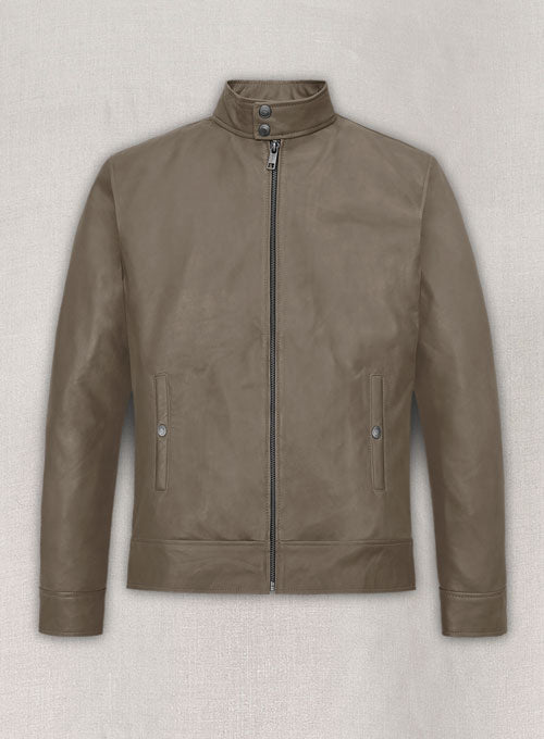 Vin Diesel xXx Return of Xander Cage Taupe Leather Jacket – front view