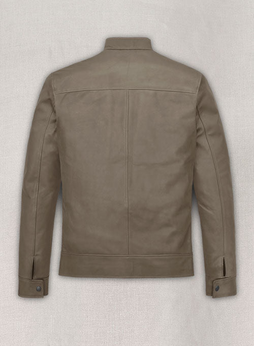 Vin Diesel xXx Return of Xander Cage Taupe Leather Jacket – full product view