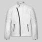 Vin Diesel xXx Premiere White Leather Jacket – front view