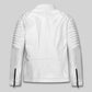 Vin Diesel xXx Premiere White Leather Jacket – back view