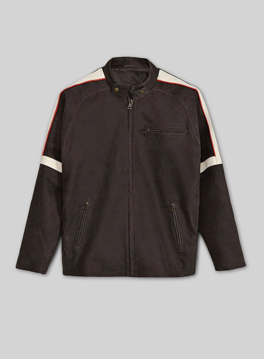 War Of The Worlds Black Leather Jacket – front view