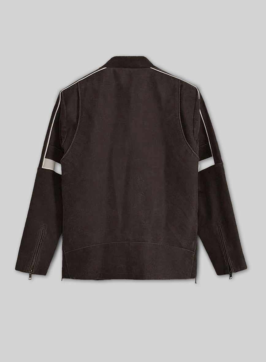 War Of The Worlds Black Leather Jacket – back view