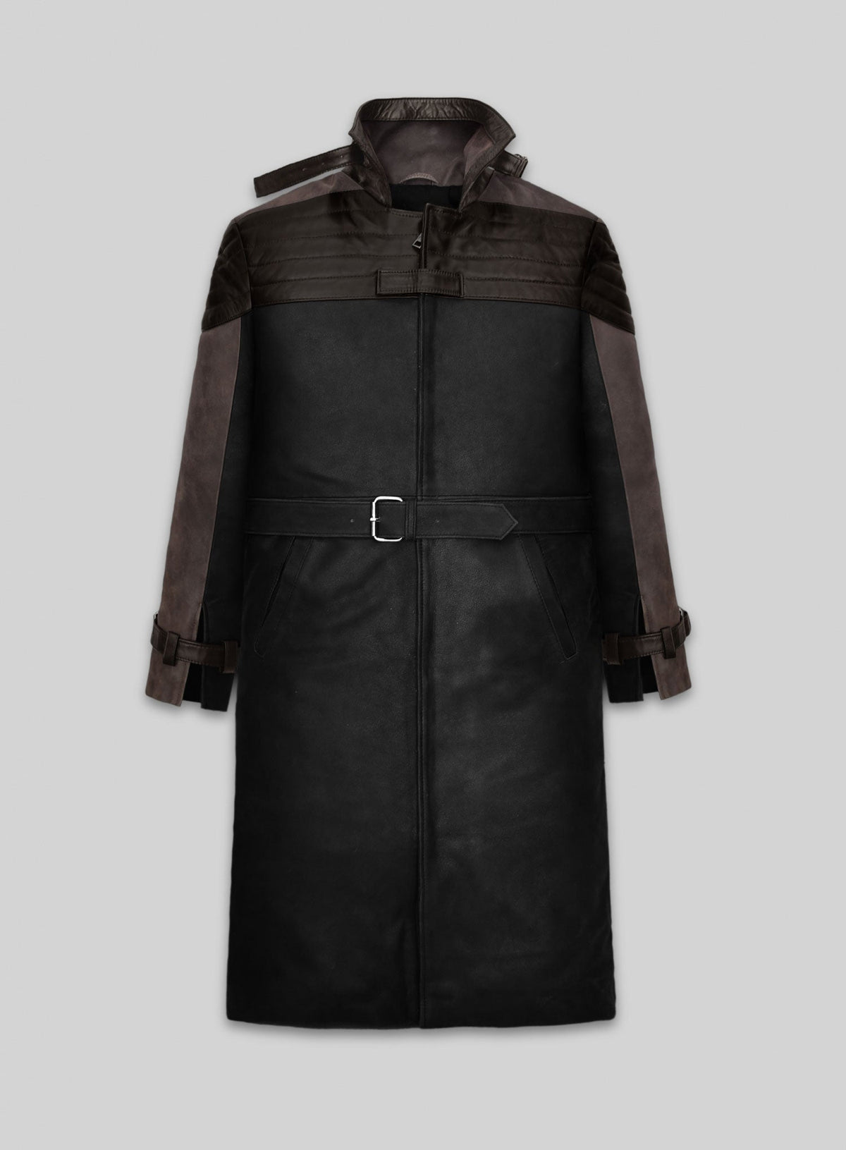 Watch Dogs 3 Legion Aiden Leather Trench Coat view 1
