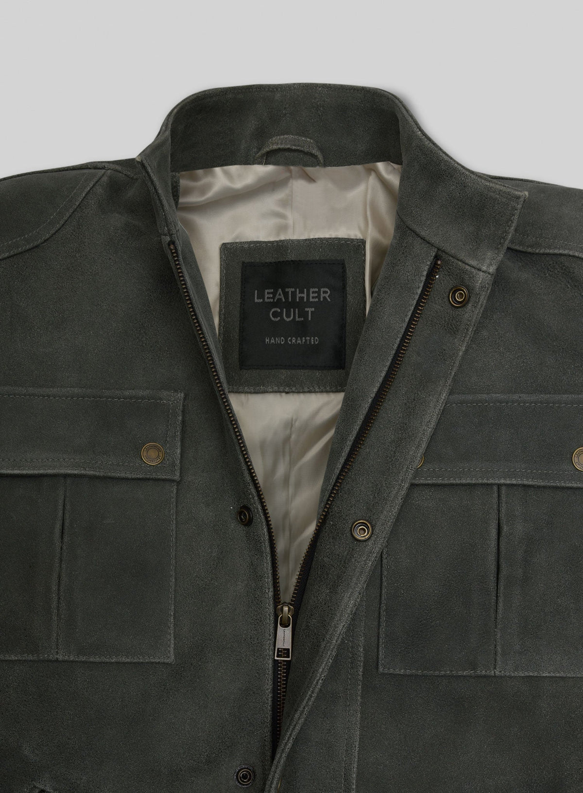 James McAvoy Wanted Black Leather Jacket – close-up and worn views
