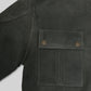 James McAvoy Wanted Black Leather Jacket – close-up and worn views
