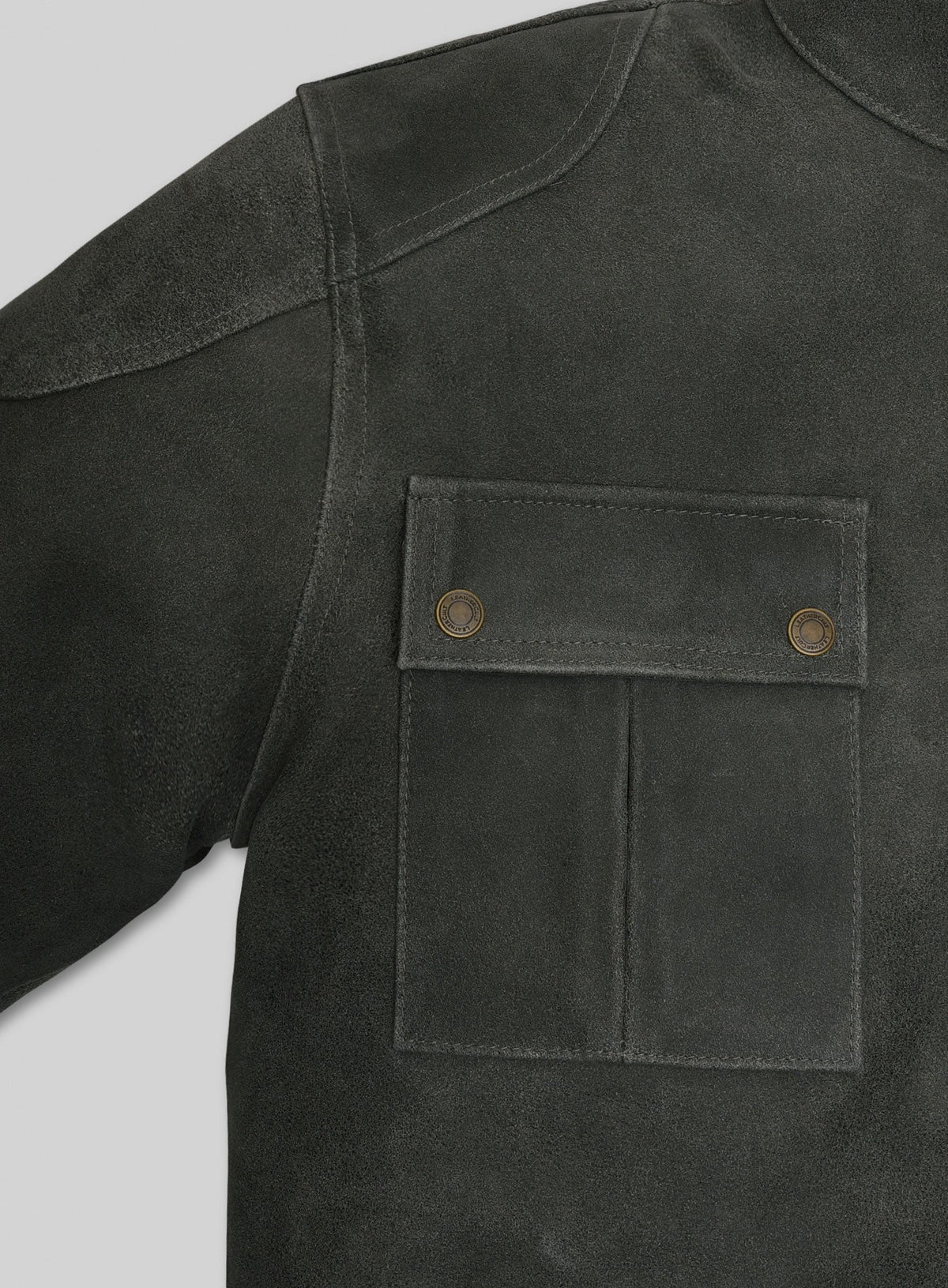 James McAvoy Wanted Black Leather Jacket – close-up and worn views