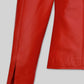 Whitney Houston Black Leather Jacket – close-up and worn views
