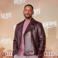 Will Smith Bad Boys for Life Premiere Burgundy Leather Jacket – celebrity inspiration look