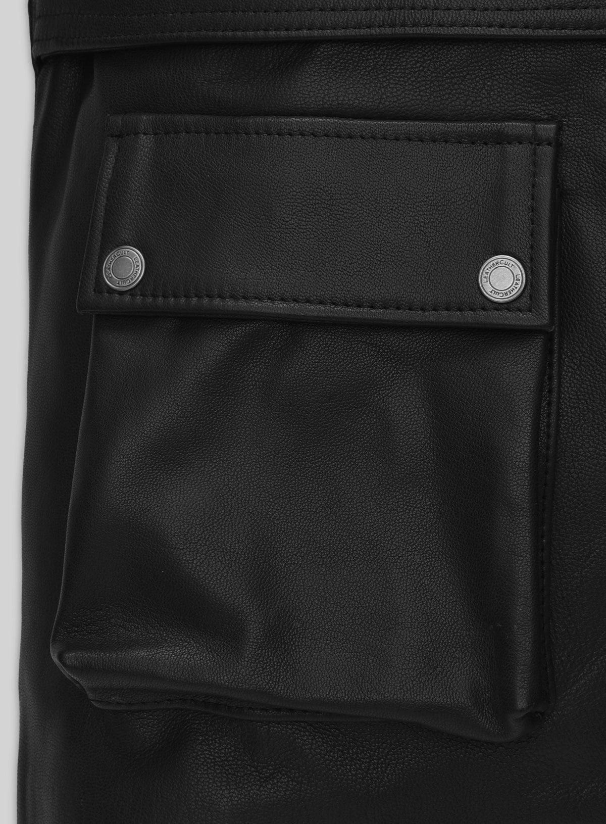 Will Smith I am Legend Black Leather Jacket – close-up and worn views