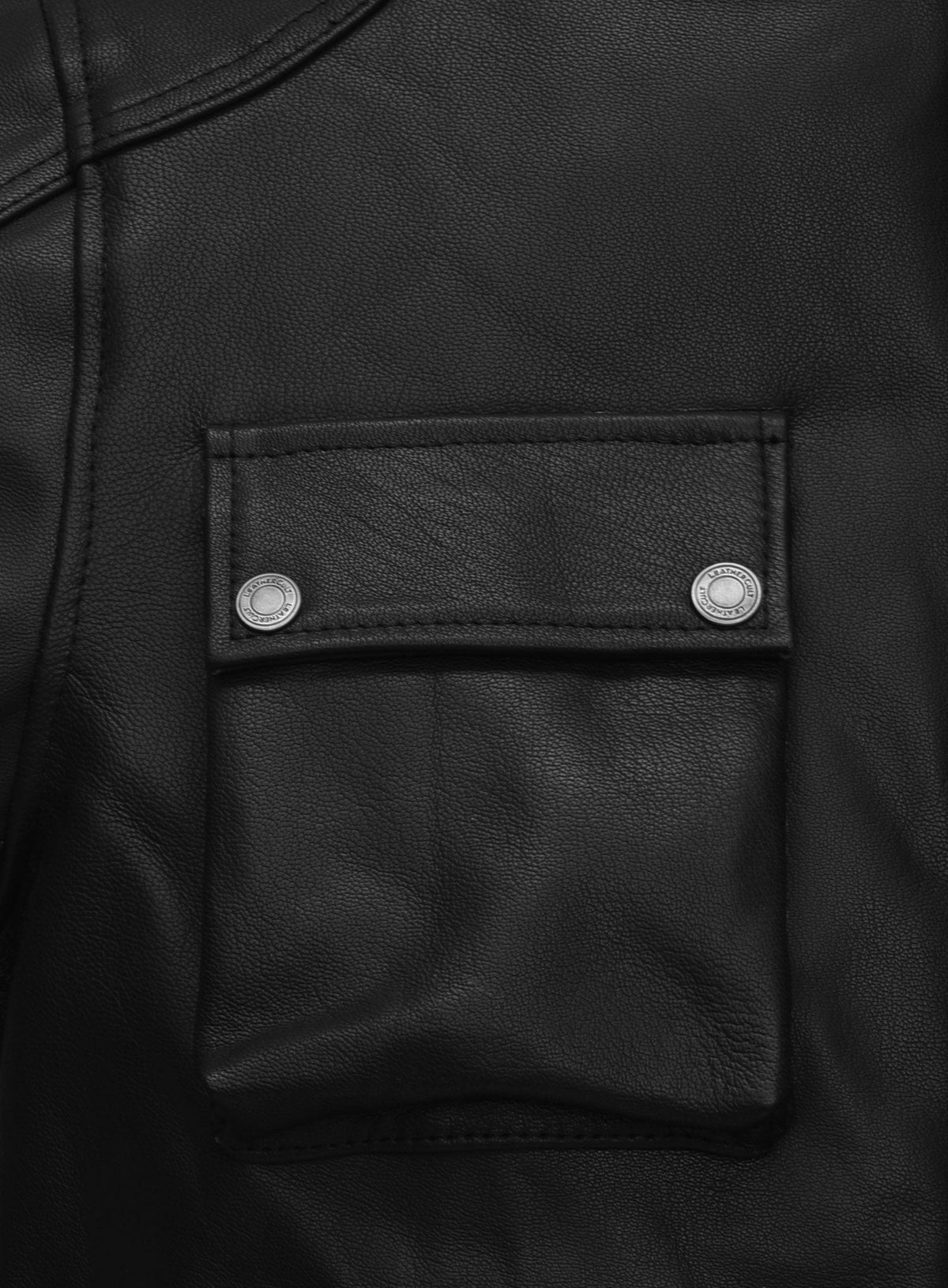 Will Smith I am Legend Black Leather Jacket – close-up and worn views