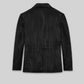 Will Smith Black Leather Blazer – full product view