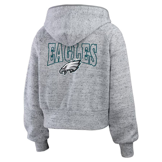 Philadelphia Eagles Grey Zip-Up Hoodie (Recreated Edition)