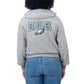 Philadelphia Eagles Grey Zip-Up Hoodie (Recreated Edition)