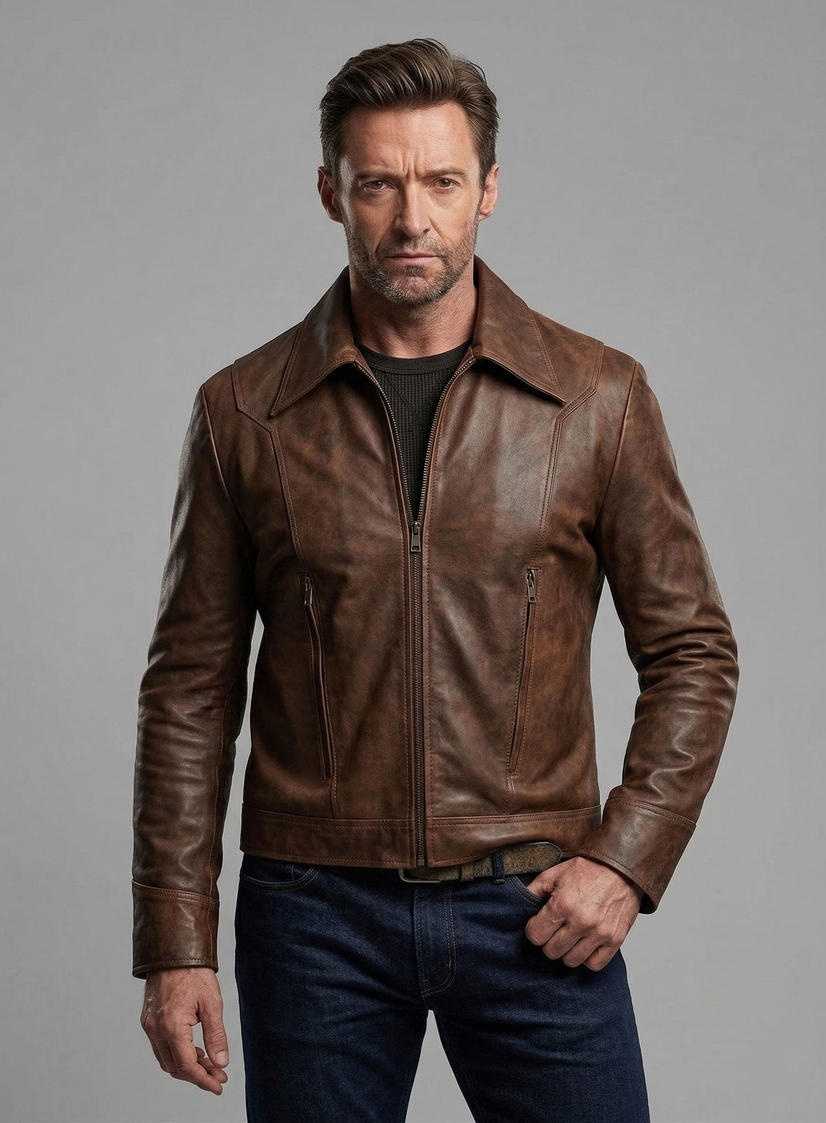 X Men Days of Future Past Leather Jacket view 2
