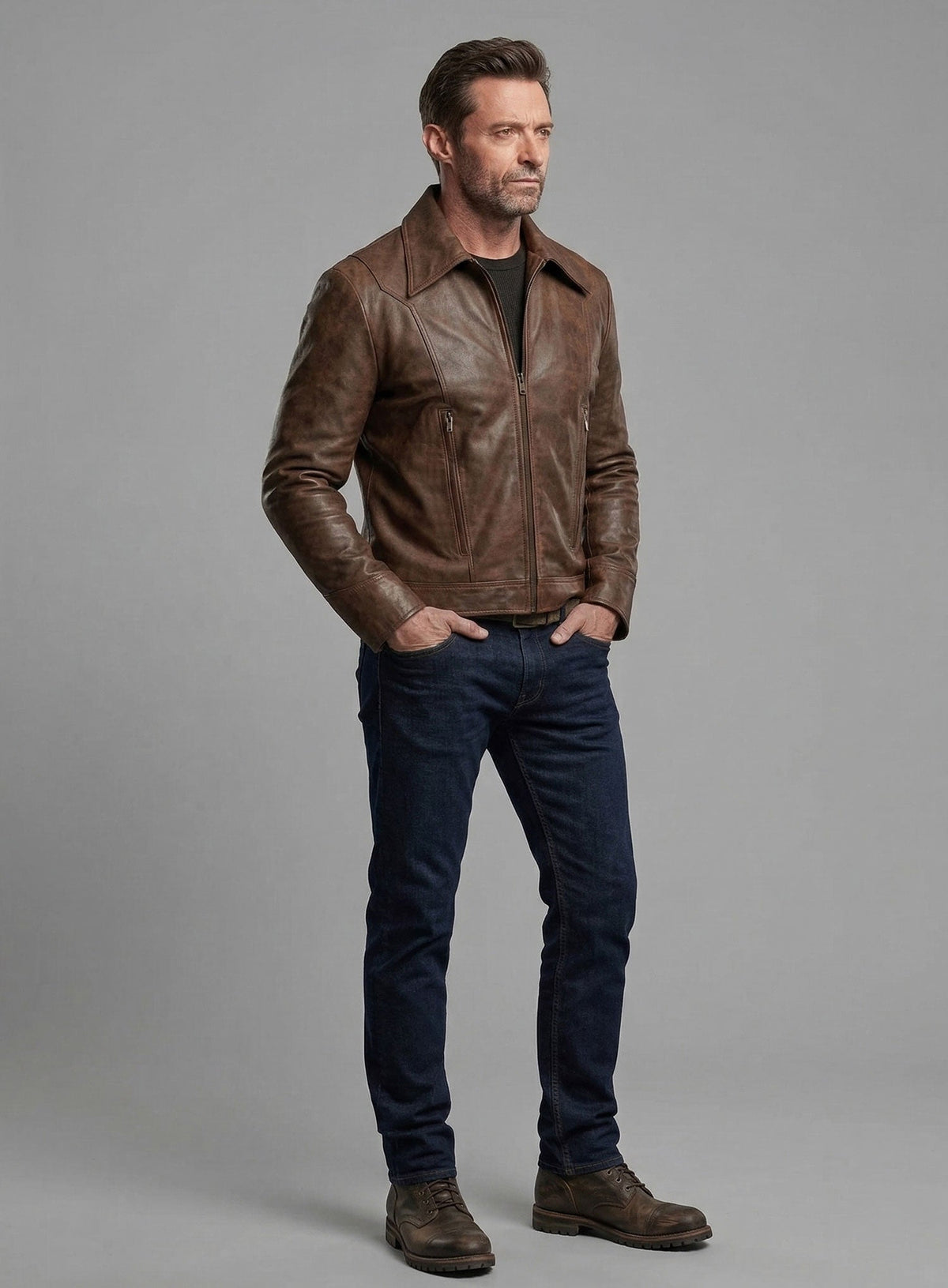 X Men Days of Future Past Leather Jacket view 4