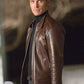 X-Men First Class Magneto Brown Leather Jacket – worn look