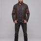 Wolverine X-Men Origins Brown Leather Jacket in vintage brown Napa leather, product view 6