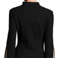 Kelly Reilly Yellowstone Black Notch Neck Jacket