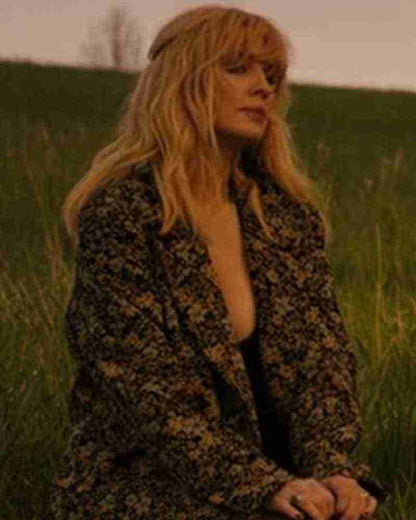 Beth Dutton Yellowstone Season 5 Floral Coat