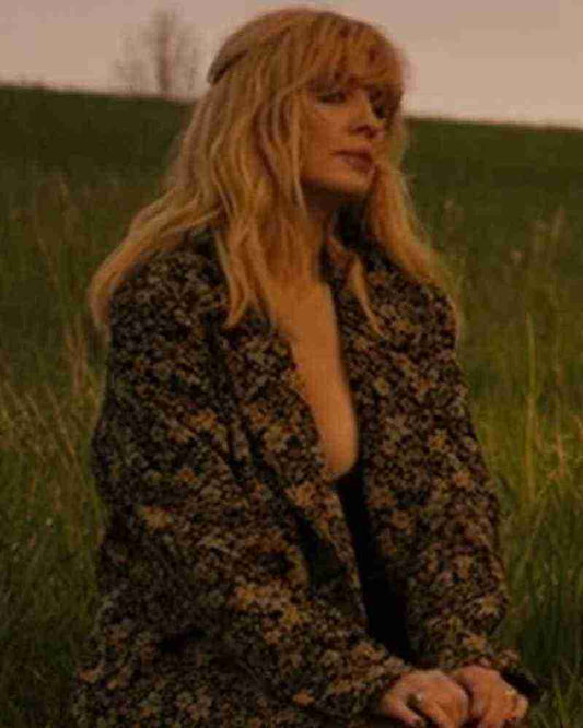 Beth Dutton Yellowstone Season 5 Floral Coat