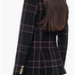 Watson Eve Harlow Black Plaid Blazer